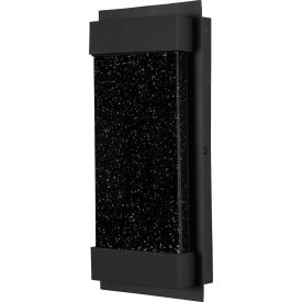 LED Rectangular Up & Down Wall Sconce, 22W, 300 Lumens, 80 CRI, 12" Size, Black