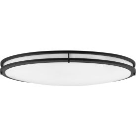 LED Double Band Flush Mount Light Fixture, 35W, 3000 Lumens, 80 CRI, 32" Size, White