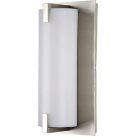 LED Cylindrical Wall Sconce, 12W, 800 Lumens, 80 CRI, 10" Size, White