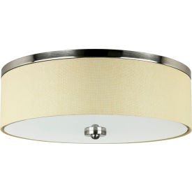 LED Drum Ceiling Fixture, 30W, 1680 Lumens, 80 CRI, 17-1/2" Size, Multi-colored