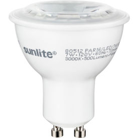 LED PAR16 Bulb, 120V, 7W, 550 Lumens, Twist & Lock Base, 4000K, Cool White