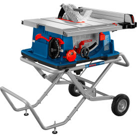 Worksite Table Saw w/ Gravity-Rise Wheeled Stand, 10" Blade Size
