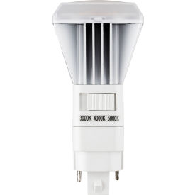 PLV LED Light Bulb, 2 Pin G24d Base, 8W, 950 Lumens, 3000/4000/5000K, CTT Tunable