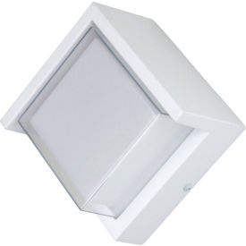 LED Square Wall Sconce Light Fixture w/ Canopy, 12W, 850 Lumens, 90 CRI, White