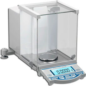Analytical Balance with Internal Calibration, 210g Capacity, 0.0001g Readability, 230V