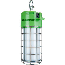 Temporary LED Work Light, 18000 Lumens, Green