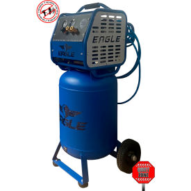 Portable Air Compressor w/ Wheels, 2.5 HP, 20 Gallon Capacity, Vertical, 6 CFM