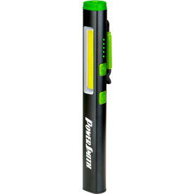 Rechargeable LED Inspection Pen Light & Laser Pointer, 450-140 Lumens, Black