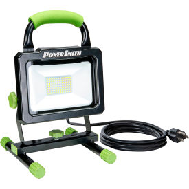 Portable LED Work Light, 7000 Lumens, Black