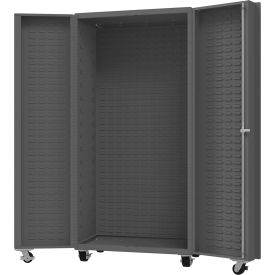 Customizable Mobile Heavy Duty Cabinet, Empty, 14 Gauge, 36"W x 24"D x 76"H