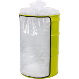 Drum Liner, 10 mil Thick, 55 Gal. Capacity, Pack of 50