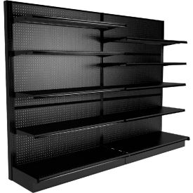 Single Sided Starter, 36"L x 14"W x 48"H, Black