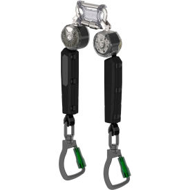 MSA V-TEC Mini Personal Fall Limiter, Twin Leg, 6'L