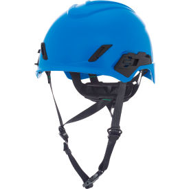 V-Gard H1PRO Safety Helmet, Non-Vented, Fas-Trac III Pivot Ratchet Suspension, Blue