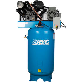 Ironman Two Stage Air Compressor, 1 Phase, 7.5 HP, 230V, 80 Gallon Vertical Tank