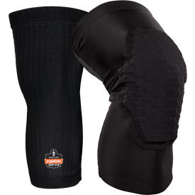 Padded Lightweight Knee Sleeves, S/M, Black