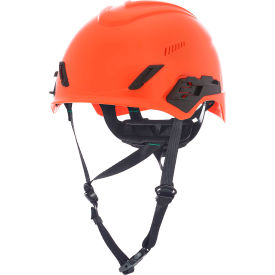 V-Gard H1PRO Safety Helmet, Trivent Fas-Trac III Pivot Ratchet Suspension, Orange