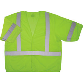 Hi-Vis Breakaway Safety Vest, ANSI Class 3, S/M, Lime