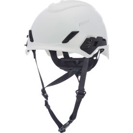 Safety Helmet, Trivent Fas-Trac III Pivot Ratchet Suspension, White