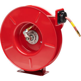 Spring Retractable Hose Reel, 300 PSI, 3/8" ID x 70'L