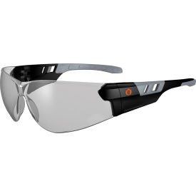 Skullerz SAGA-AFAS Frameless Safety Glasses, Indoor/Outdoor Lens, Matte Black Frame