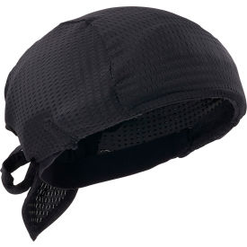 Skullerz 8948 Do Rag Bandana Bump Cap Insert, Mesh, Universal, Black