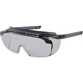 Skullerz OSMIN Half Frame Safety Glasses, Indoor/Outdoor Lens, Matte Black Frame
