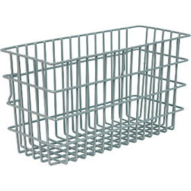 MobileCare Multi Storage Bin w/ Side Mount Accessory Rail, 9"L x 5"W x 10"H, Gray