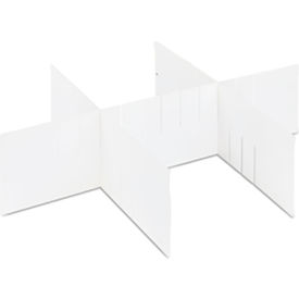 MobileCare Drawer Divider For 23"W Drawers, 23"L x 18"W x 6"H, White