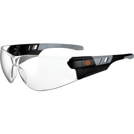 Skullerz SAGA-AFAS Frameless Safety Glasses, Clear Lens, Matte Black Frame
