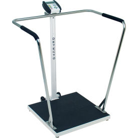 Digital Bariatric Scale, AC Adapter, 1000 lb. Capacity, 24"L x 24"W Platform