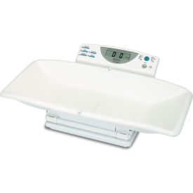 Digital Pediatric Scale, 44 lb. Capacity, 21"L x 14"W Platform