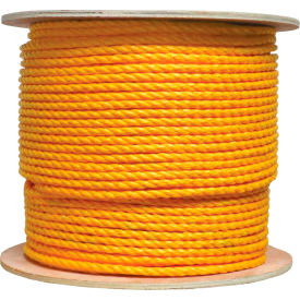Premium Polypropylene Rope, 7200"L x 1/2"W, Yellow