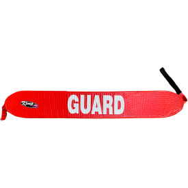 Mesh Rescue Tube w/ Guard Logo For Lifeguards, 40"L, Red