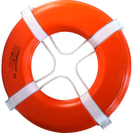 Ring Buoy, USGC Approved, 30" Dia., Orange