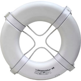 Ring Buoy, USGC Approved, 30" Dia., White