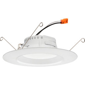 Juno RetroBasics 5"-6" LED Smooth Downlight Trim Kit, 860 Lumens, White