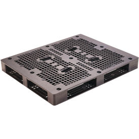 P3 Stackable Pallet, 4-Way, 30000 lb. Static Cap., 48"L x 40"W, Black