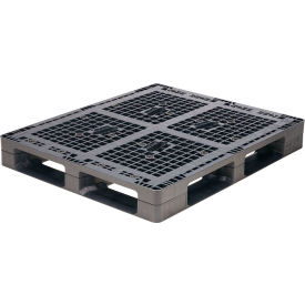 Orbis Odyssey SD Open Deck Rackable Pallet, 4-Way, 30000 lb. Static Cap., 48"L x 40"W, Black