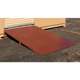 Steel Ramp For Hazmat Storage Buildings, Maroon