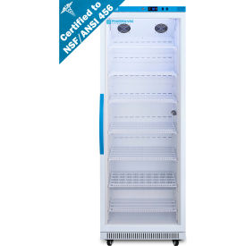 Accucold Upright Vaccine Refrigerator, 18 Cu.Ft. Capacity, Glass Door