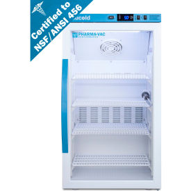 Accucold Counter Height Vaccine Refrigerator, 3 Cu.Ft. Capacity, Glass Door