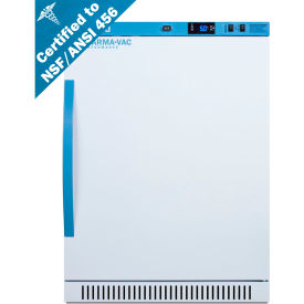 ADA Height Vaccine Refrigerator, 6 Cu.Ft. Capacity, 115 lb. Weight, Solid Door