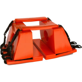 Scoop Stretcher Head Immobilizer, Orange