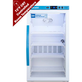 Upright Controlled Room Temperature Cabinet, 3 Cu.Ft. Capacity, Glass Door