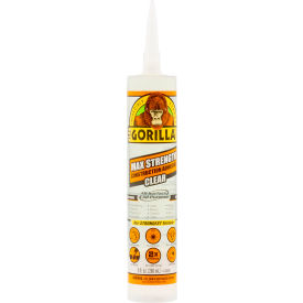 Max Strength Construction Adhesive Glue, 9 oz. Capacity, Clear