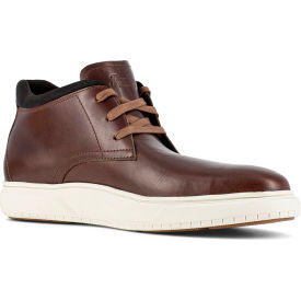 Work Premier Casual Chukka Boots, Steel Toe, Size 9.5D, 4"H, Dark Cognac