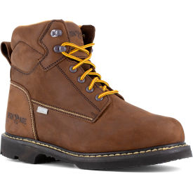 Groundbreaker Work Boots w/ Internal Met Guard, Steel Toe, Size 11M, 6"H, Brown