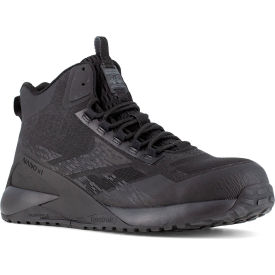 Nano X1 Adventure Athletic Work Shoes, Composite Toe, Size 6W, Black