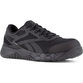 Nanoflex TR Athletic Work Shoes, Composite Toe, Size 8M, Black